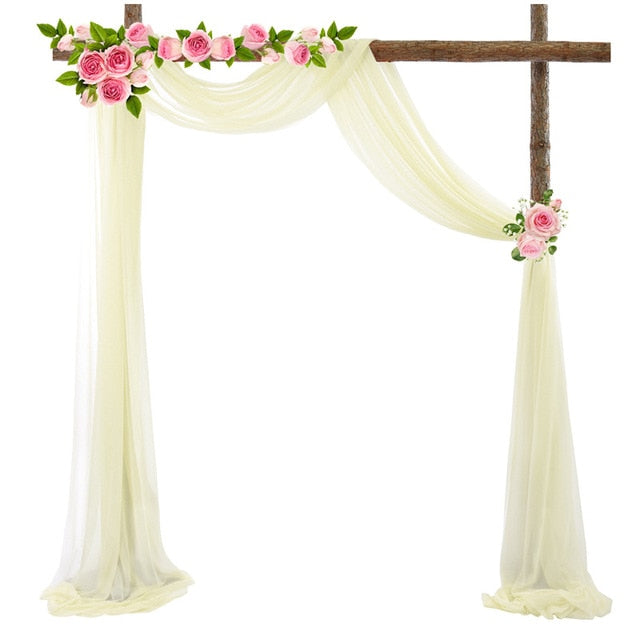 MyDrape™ Wedding Arch Curtain