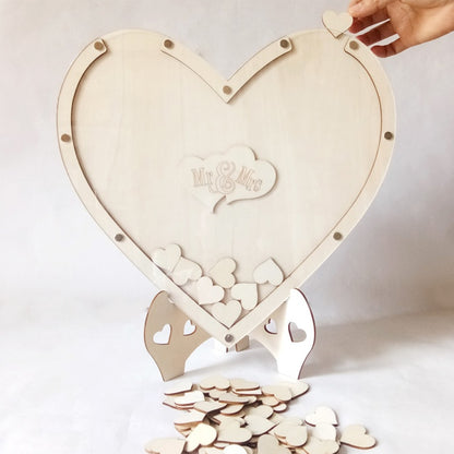 MyHeart™ Wood Guest Book