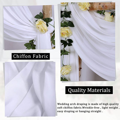 MyDrape™ Wedding Arch Curtain