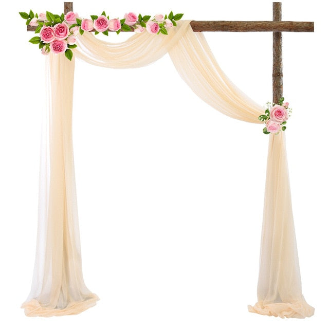 MyDrape™ Wedding Arch Curtain