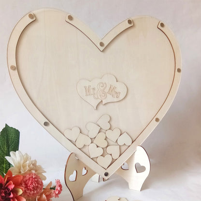 MyHeart™ Wood Guest Book