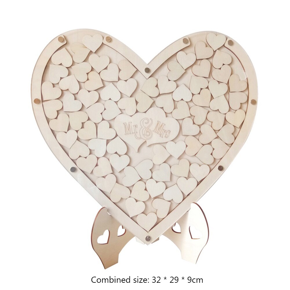 MyHeart™ Wood Guest Book